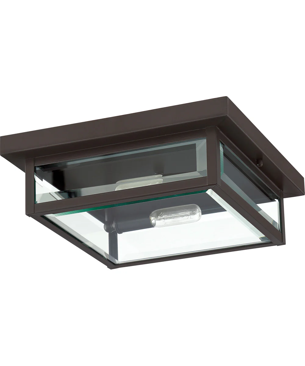 Westover Medium 2-light Outdoor Ceiling Light Western Bronze - Image 3