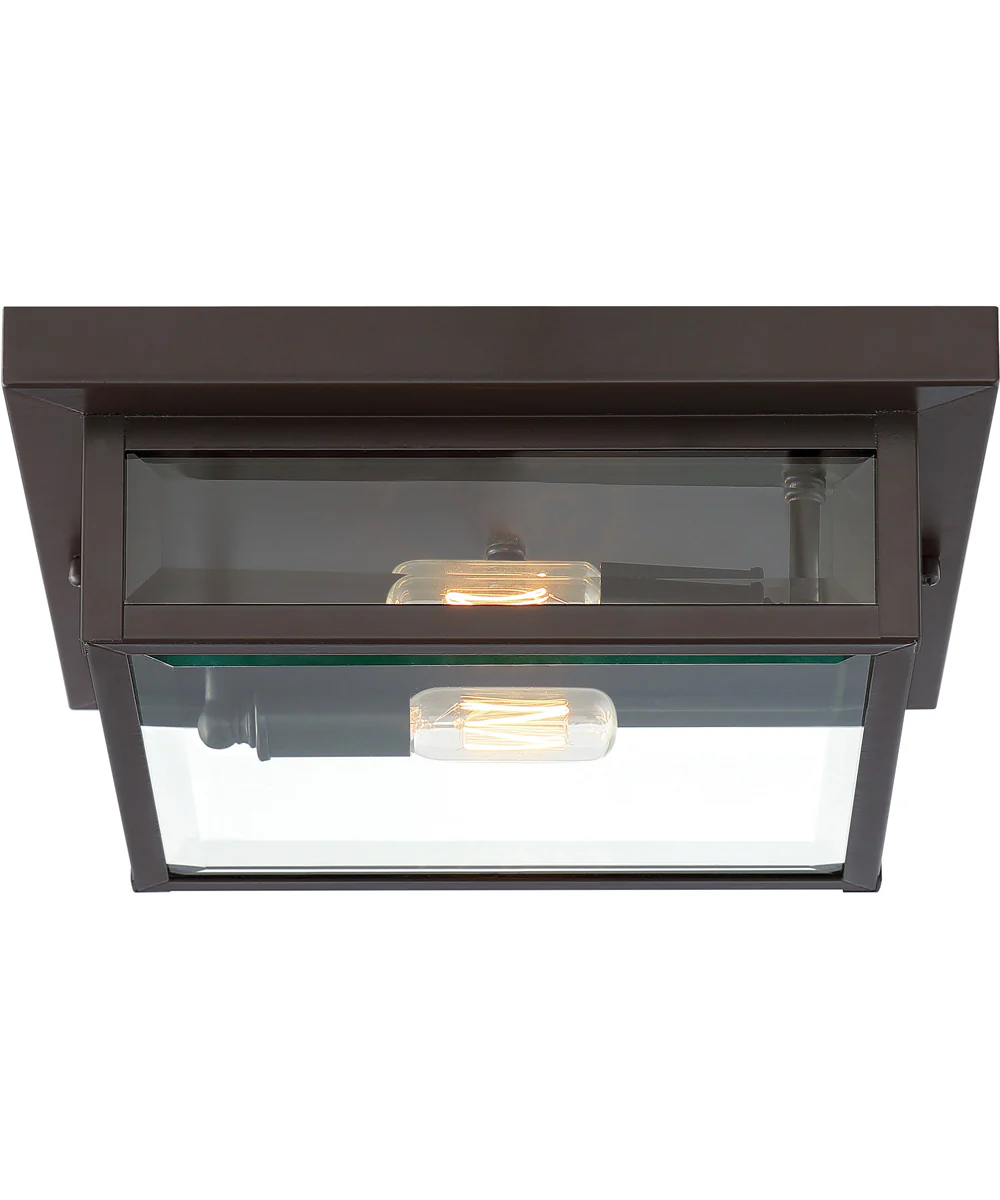 Westover Medium 2-light Outdoor Ceiling Light Western Bronze - Image 5
