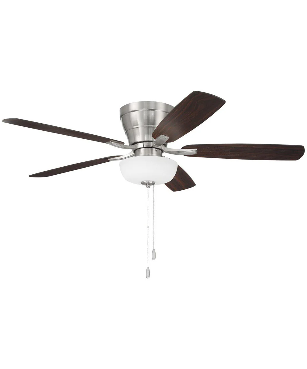 Wheeler 52 2-Light Bowl 2-Light Fan Brushed Polished Nickel - Image 3