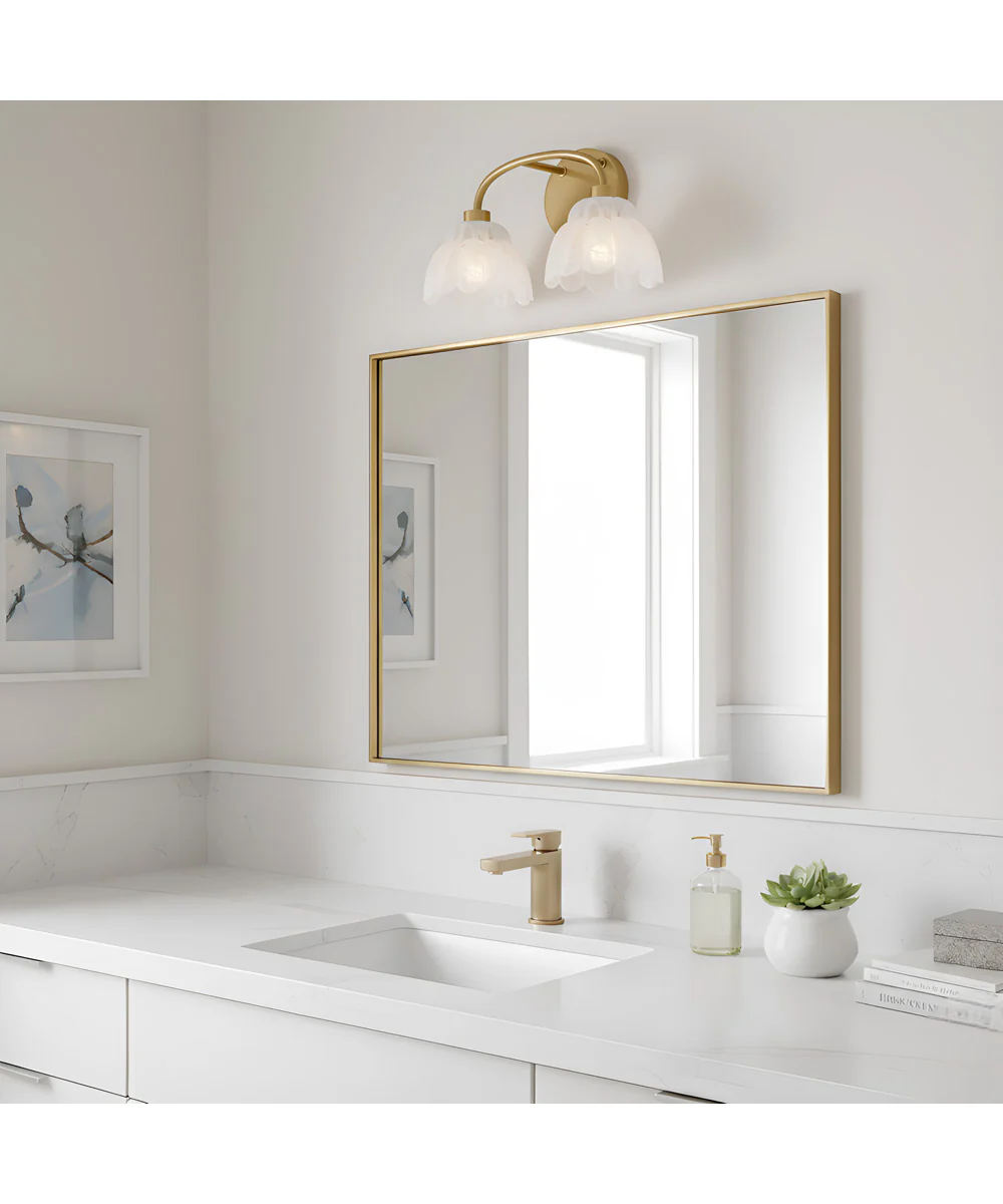 Whitecap 2-light Bath Light Brushed Gold - Image 3