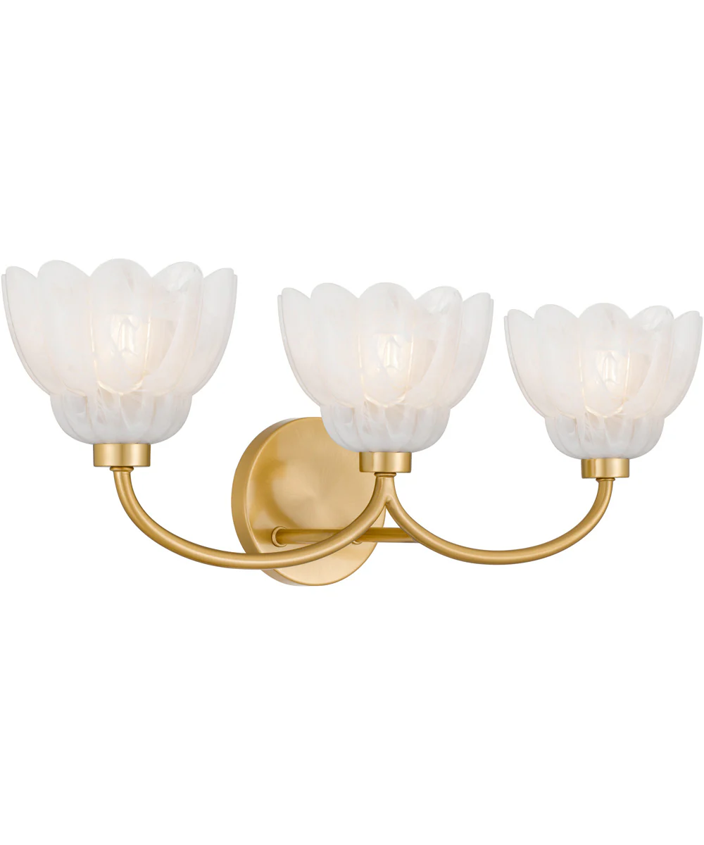 Whitecap 3-light Bath Light Brushed Gold