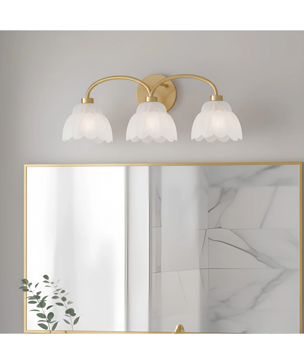 Whitecap 3-light Bath Light Brushed Gold - Image 2
