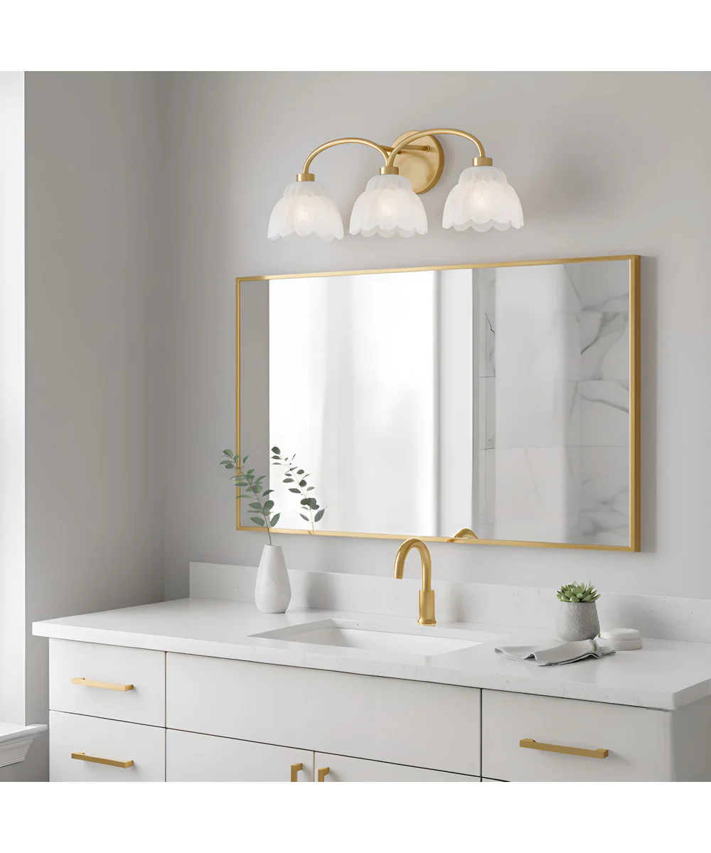 Whitecap 3-light Bath Light Brushed Gold - Image 3