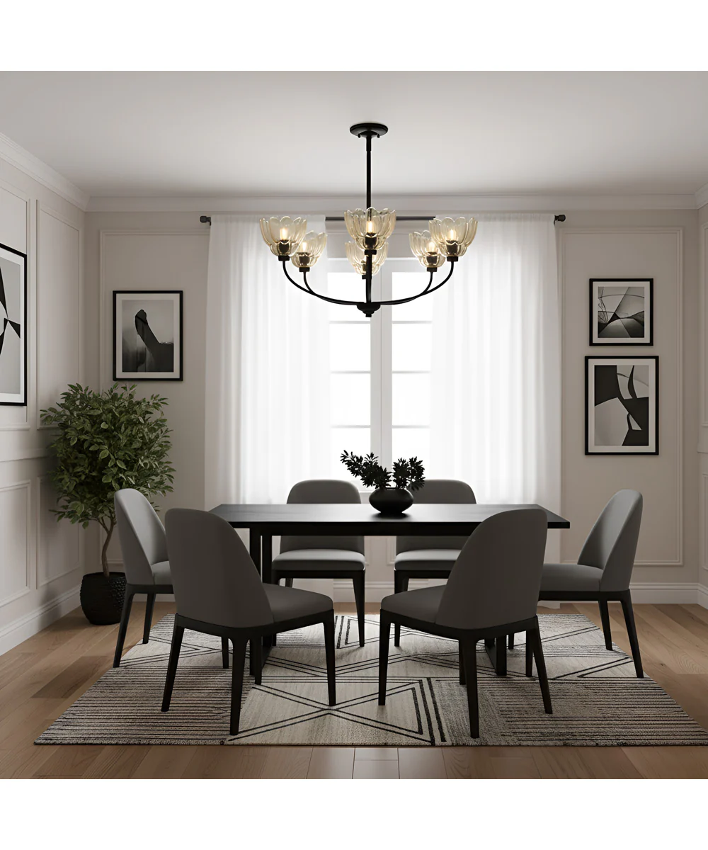 Whitecap 5-light Chandelier Mottled Cocoa - Image 3