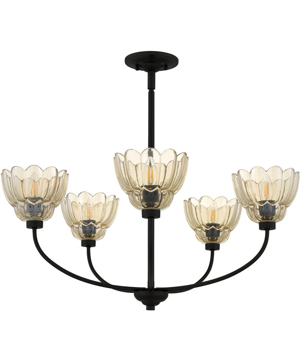 Whitecap 5-light Chandelier Mottled Cocoa - Image 5