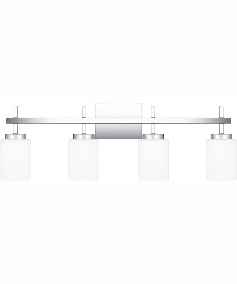 Wilburn Extra Large 4-light Bath Light Polished Chrome - Image 2