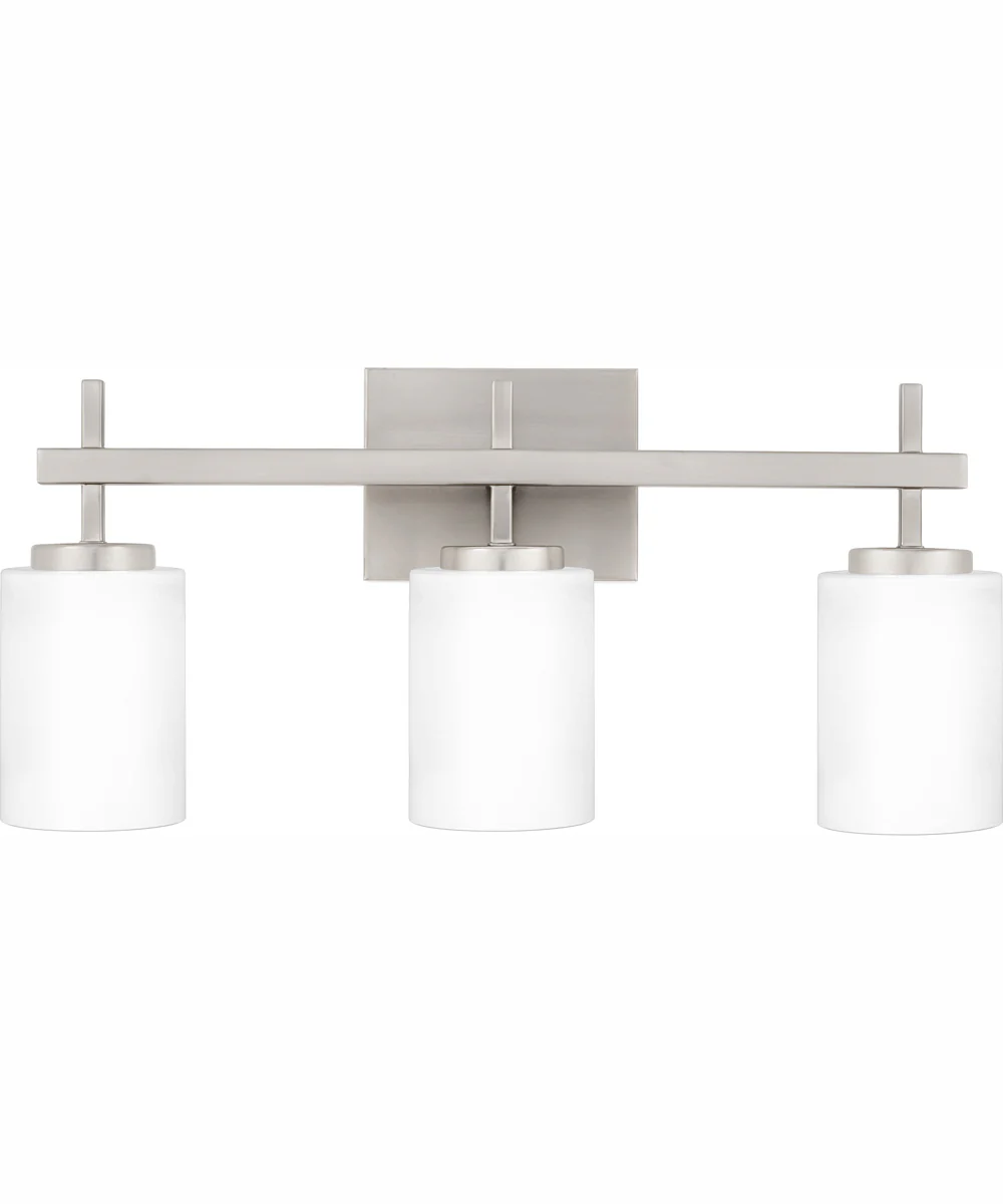 Wilburn Large 3-light Bath Light Brushed Nickel - Image 2