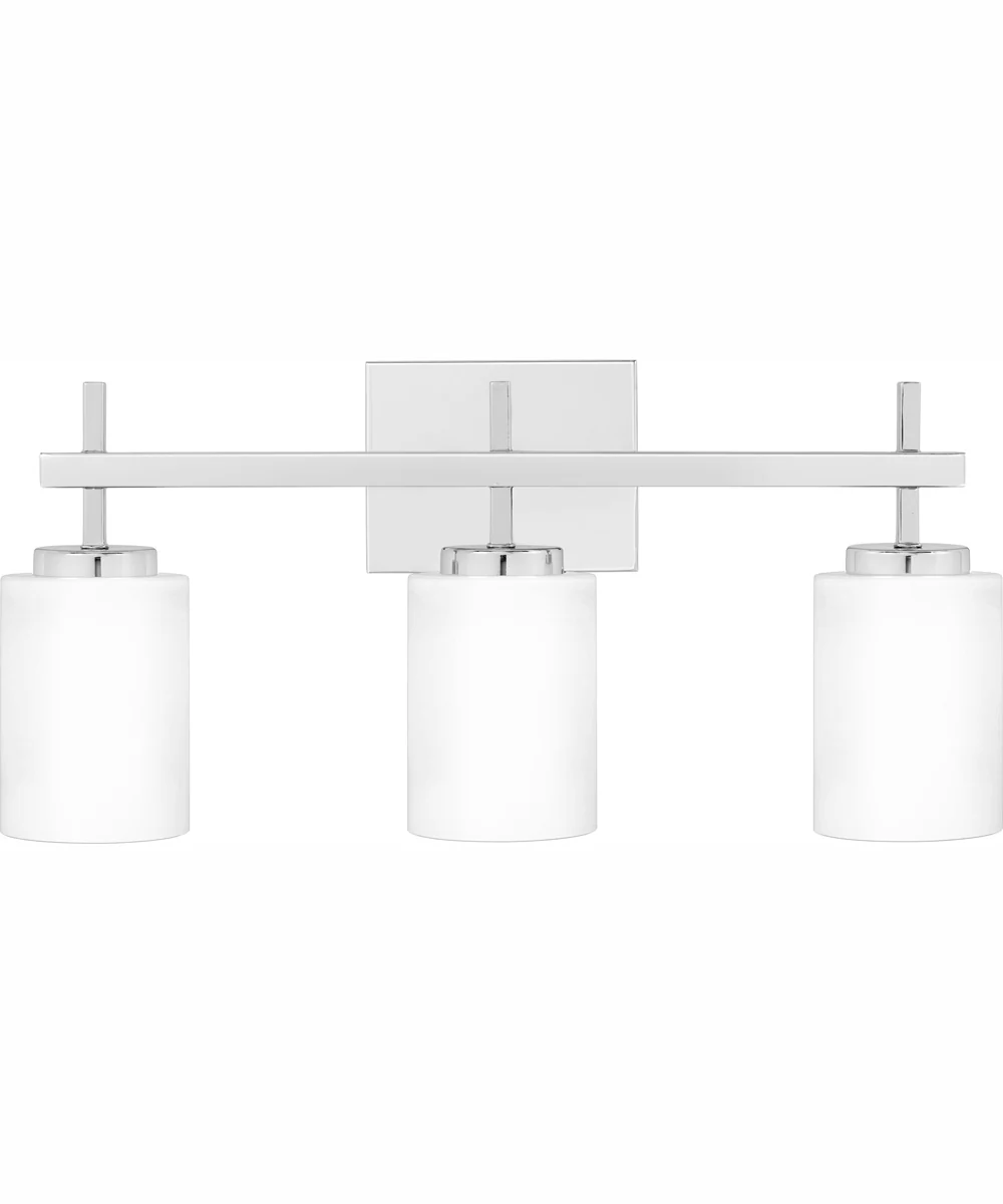 Wilburn Large 3-light Bath Light Polished Chrome