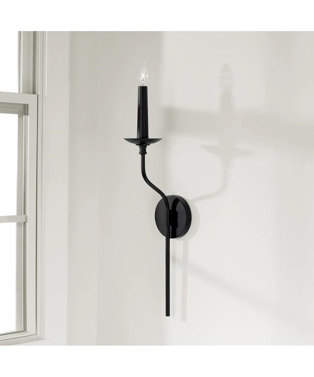 Wilder 1-Light Sconce Matte Black - Image 6