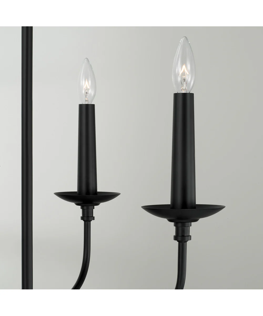 Wilder 4-Light Chandelier Matte Black - Image 6