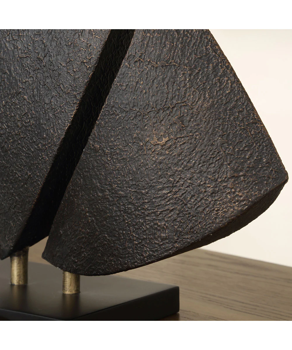 Wind Crest Dark Bronze Sculpture - Image 5