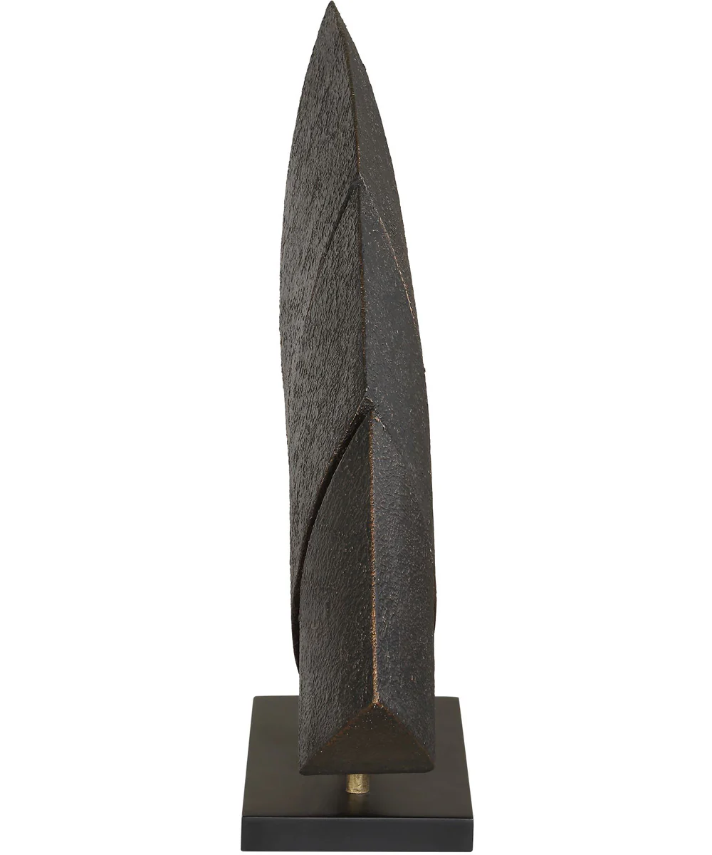 Wind Crest Dark Bronze Sculpture - Image 7