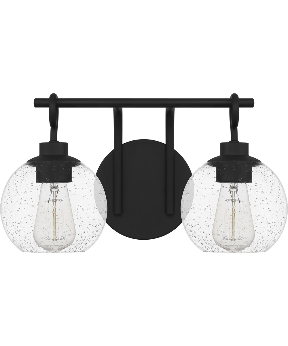 Winston Medium 2-light Bath Light Matte Black - Image 3
