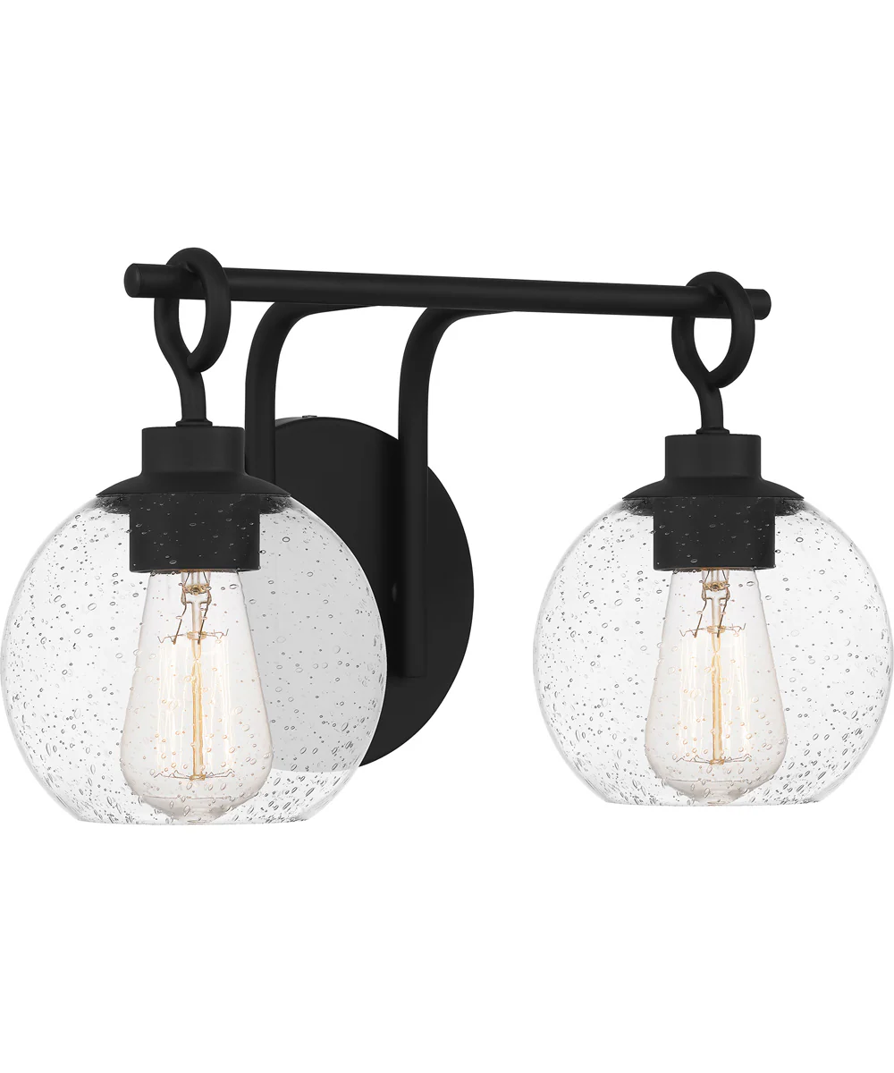 Winston Medium 2-light Bath Light Matte Black - Image 4