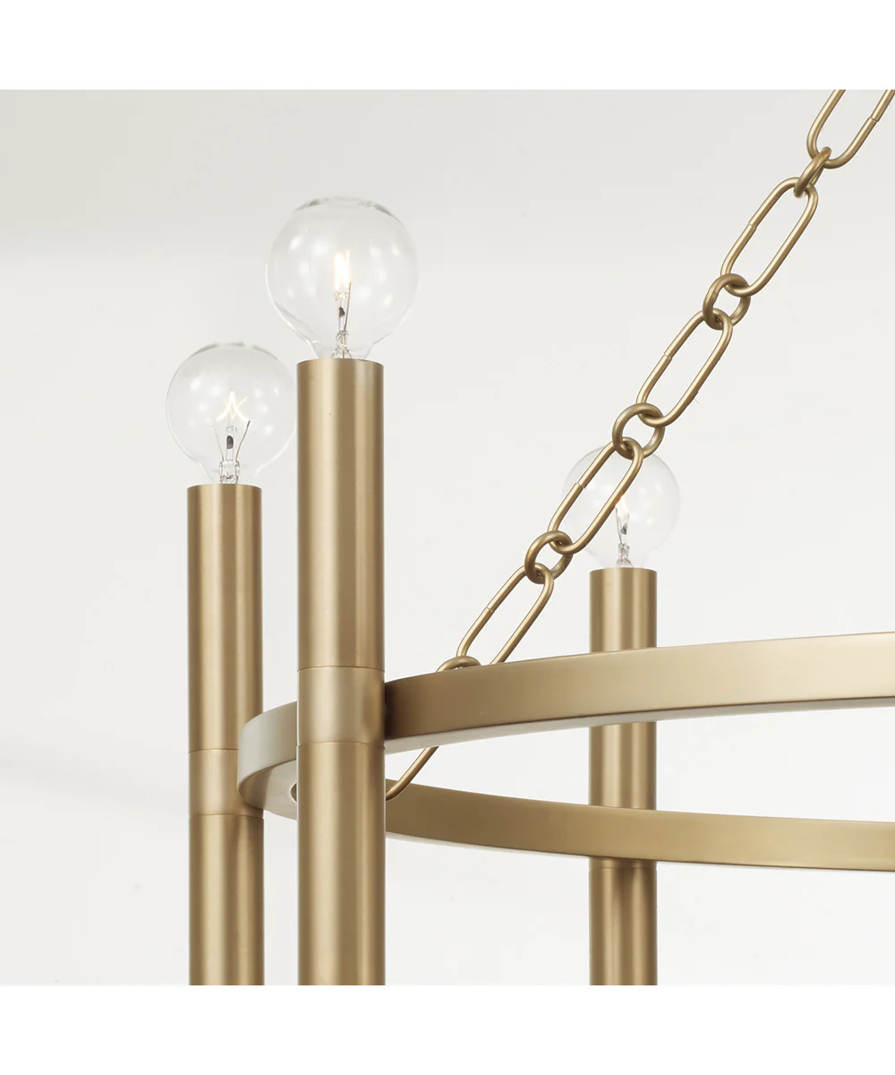 Winton 8-Light Chandelier Matte Brass - Image 3