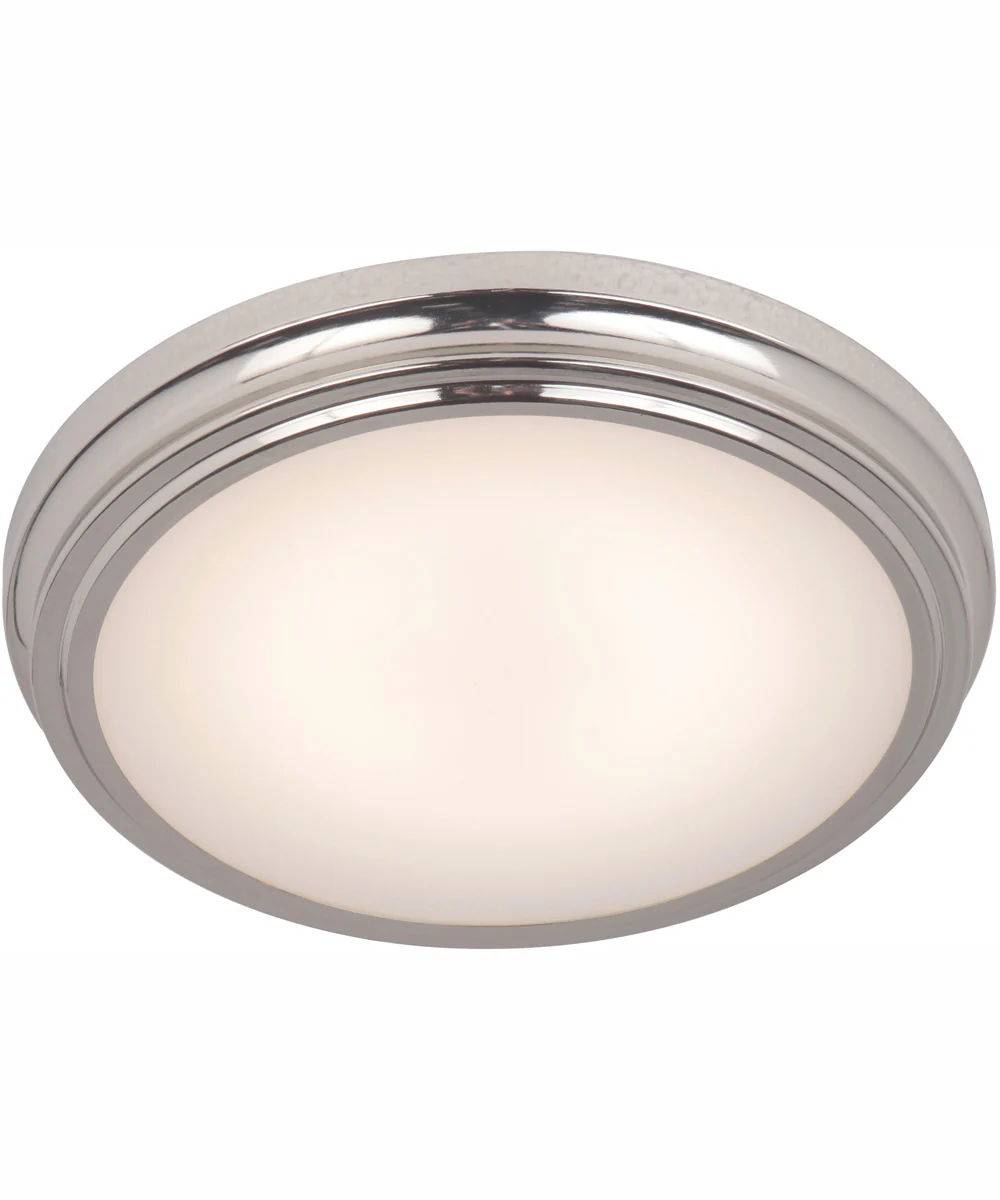 X66 1-Light LED Flushmount Brushed Polished Nickel - Image 2