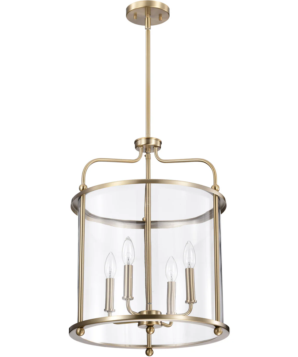 Yorktown 4-Light Pendant Burnished Brass - Image 3