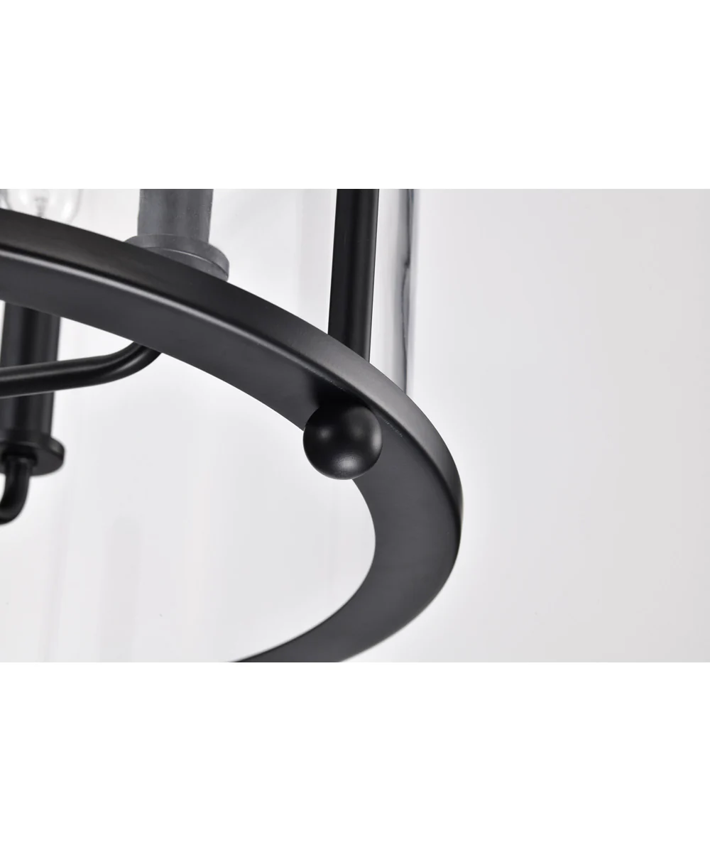 Yorktown 4-Light Pendant Matte Black - Image 10
