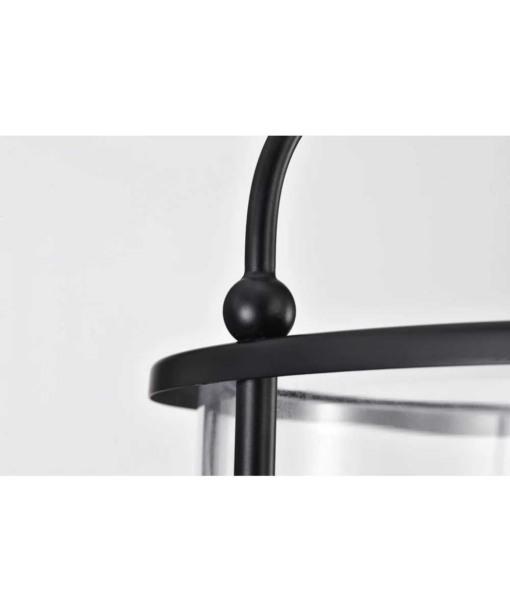 Yorktown 4-Light Pendant Matte Black - Image 7