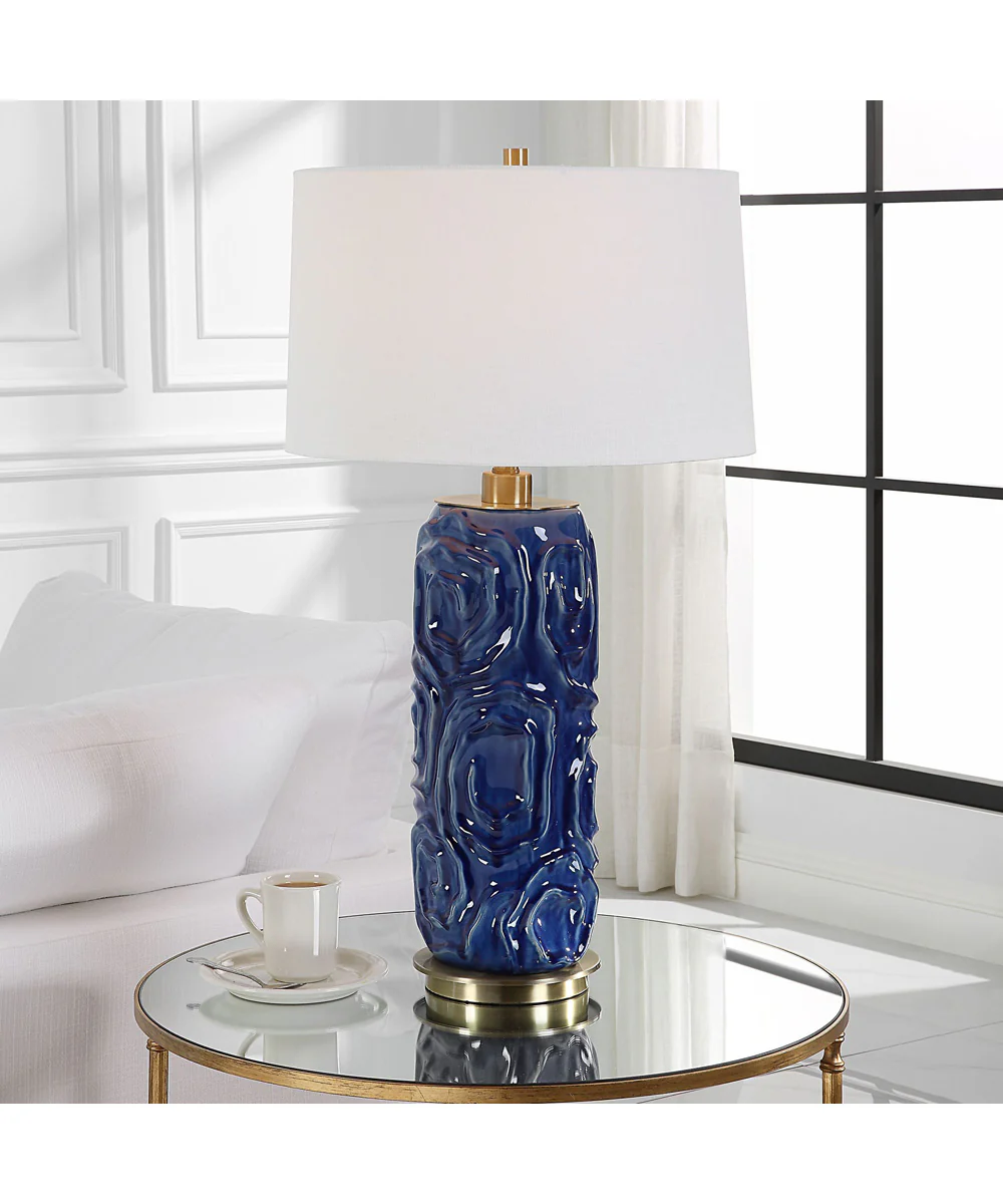 Zade Blue Table Lamp - Image 2
