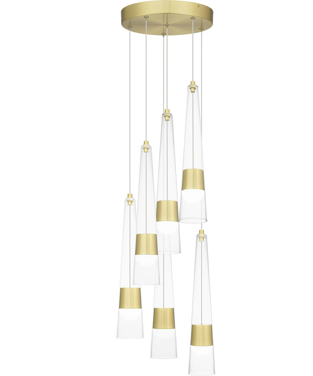 Zia Pendant Satin Gold - Image 2